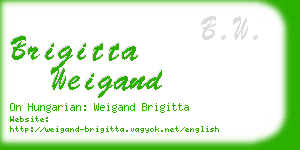 brigitta weigand business card